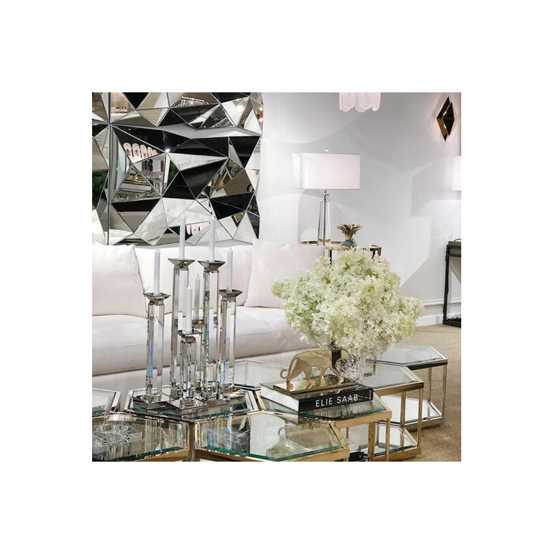 Boyton Asymmetrical Beveled Wall Mirror