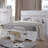 Naima White Finish Queen Bed W/Storage