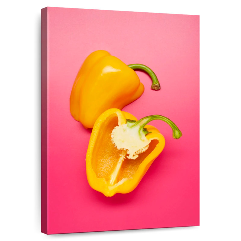 Yarlin Yellow Bell Pepper, 30" H x 20" W