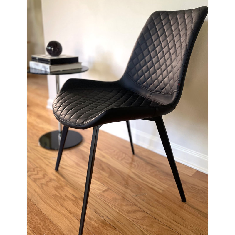 Albieri 18.5'' H Upholstered Side Chair, Black