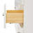 Hamlet 43'' Single Bathroom Vanity with Carrara Marble Top-94350900