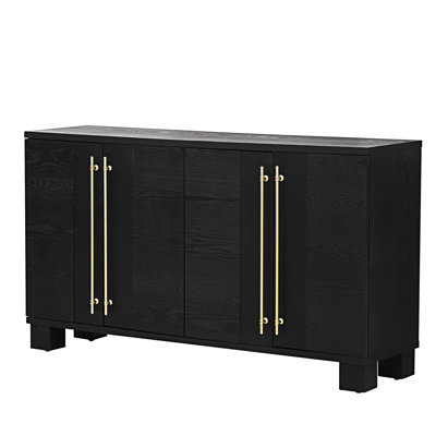 Sideboard,Buffet table,Dining cabinet,Office credenza with Adjustable Shelves And Handles