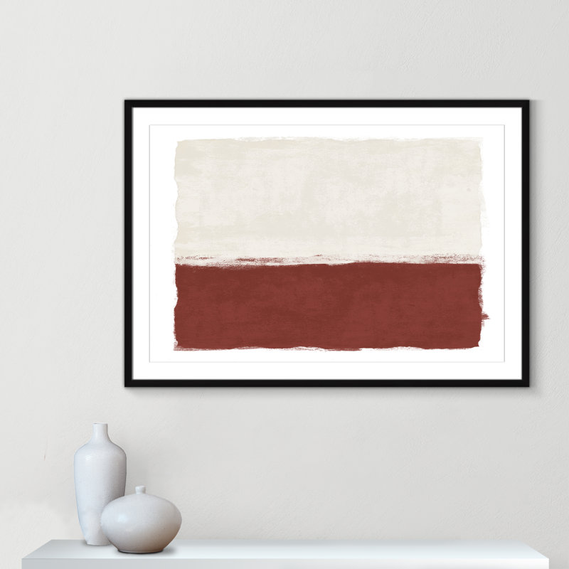 «Intense Rust II - Landscape Version Print» par Natalie Carpentieri, L 41,5 po x H 29,5 po, Imprimé mat, Noir satiné