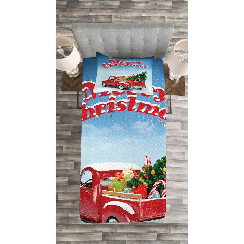 Traditional Polyester Coverlet, Twin Coverlet + 1 Sham