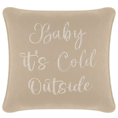 Coussin Sparkles Home Strass | Rembourrage en plumes | Luxe