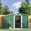 Ajay 8ft. W x 10ft. D Metal Apex Tool Shed-1616926725