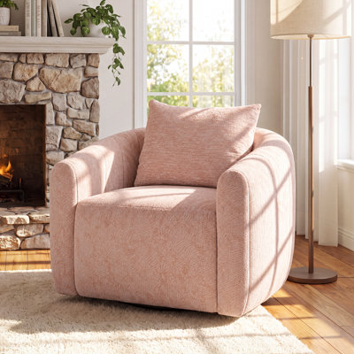 36" Wide Upolstered Swivel Chair