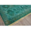 Overdye Antique Weave hand-knotted New Zealand Wool Green Area Rug