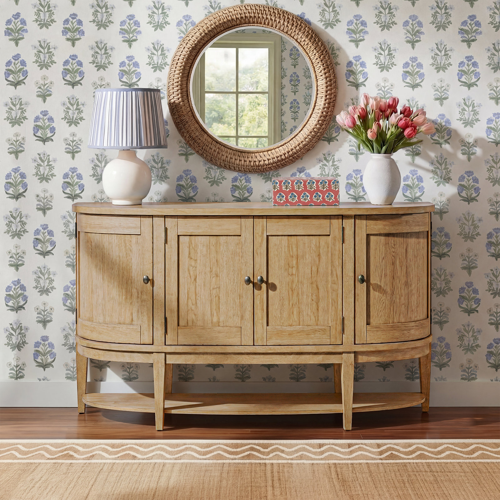 Mya 64" Oak Sideboard, Natural