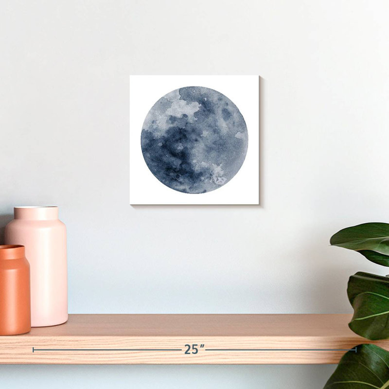 Arney céleste lune bleue, H 10 po x l 10 po