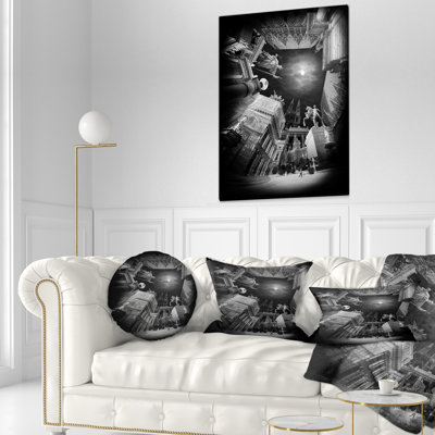 Coussin décoratif paysage imprimé paysage de Vienne