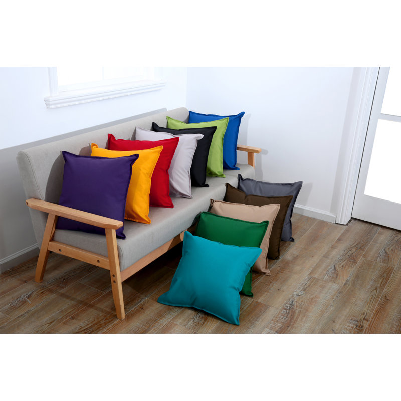 Seat/Back Cushion, 15cm H x 48cm W x 48cm D, Black