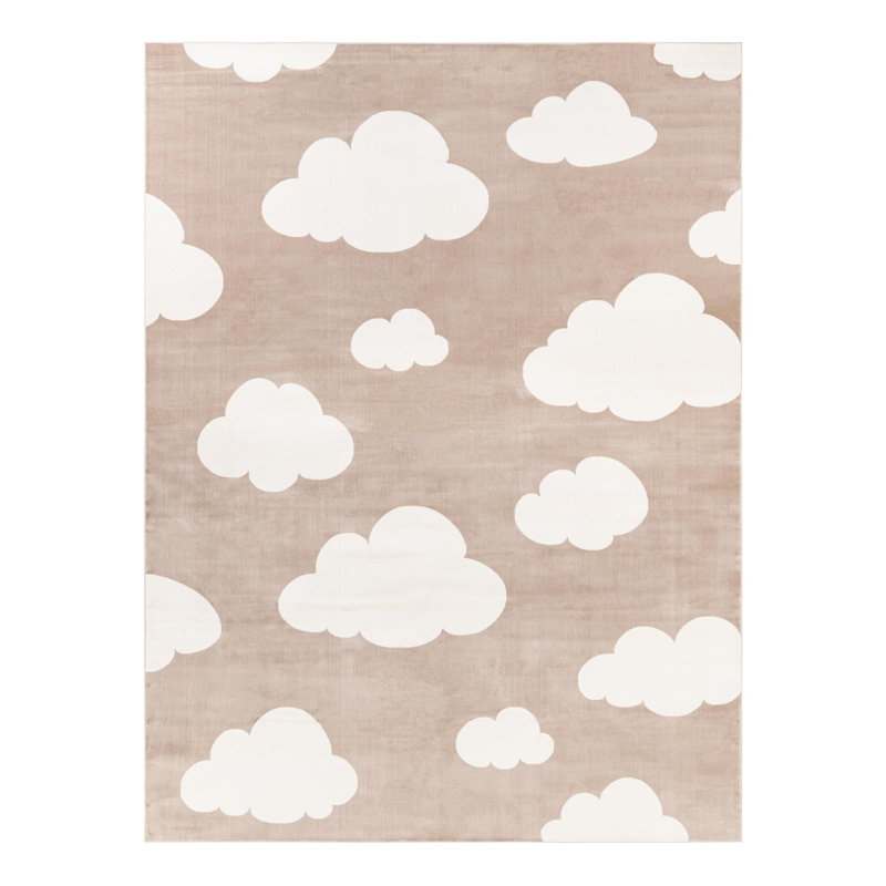 Unique Loom Clouds Whimsy Kids Rug, Rectangle 9' x 12'