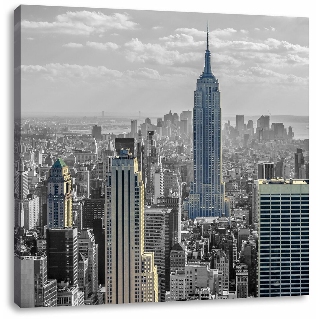 Leinwandbild New Yorker Skyline mit Empire State Building