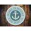 Panneau «Home Is Where The Boat Is» en aluminium-58289445