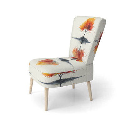 Chaise rembourrée Tree - Chaise d'appoint Abstract Tree Reflection