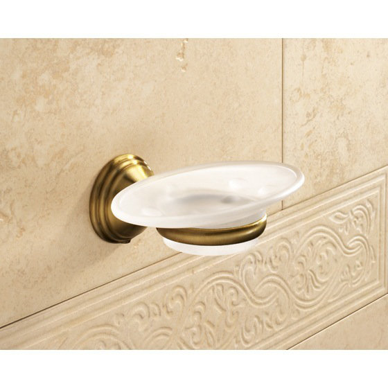 Romance Soap Dish, Bronze