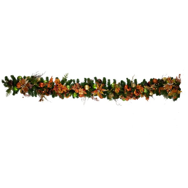 2pcs Wall Hanging Holiday Decorations Wood Beads Garland 86.6Inch/Piece The Holiday Aisle