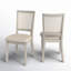 19.25'' H Linen Upholstered Side Chair-1744681996