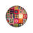 Multicolored Patchwork Patterned Woven Base Decorative Carpet-305444548