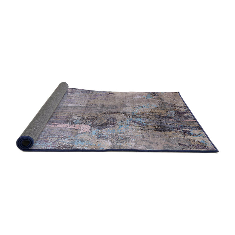 Tapis gris Strope, Rond 8 pi