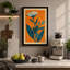 Bloom in Orange Botanical - Wrapped Canvas-909382598-909382604