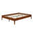 Contemporary Low-Profile Bed Base Featuring Durable Slat Foundation and Tool-Free Setup-1383230828