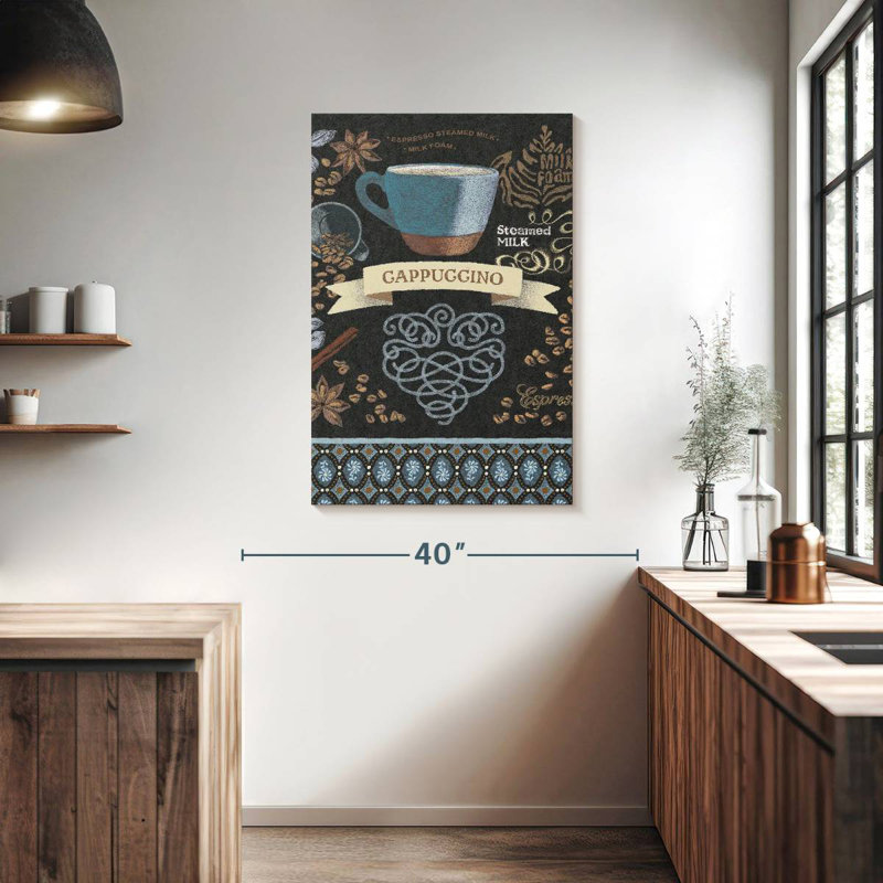 Yarlin Cappuccino Time, 39" H x 26" W