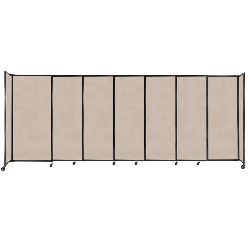 Cloison portative Soundsorb, H 72 po x l 186 po, Beige