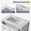 Meuble-lavabo 30 po avec lavabo supérieur, meuble-lavabo moderne avec 2 tiroirs et un tiroir basculant, meuble-lavabo simple-1901906658