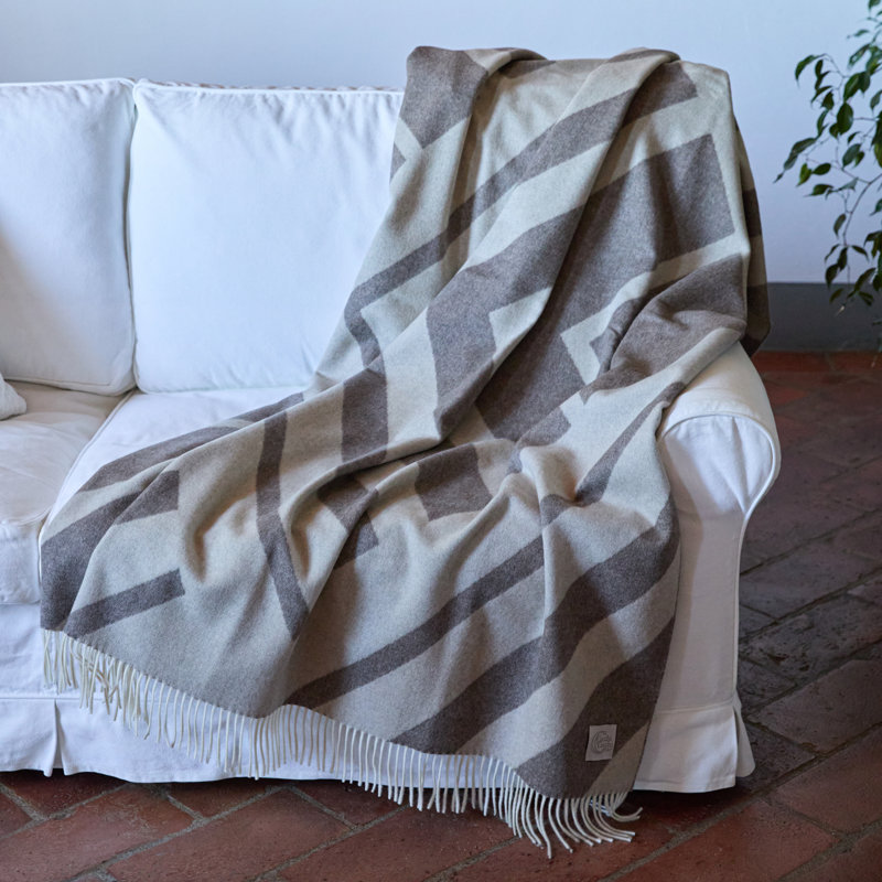 Capraia Throw Blanket, Moro Caramel