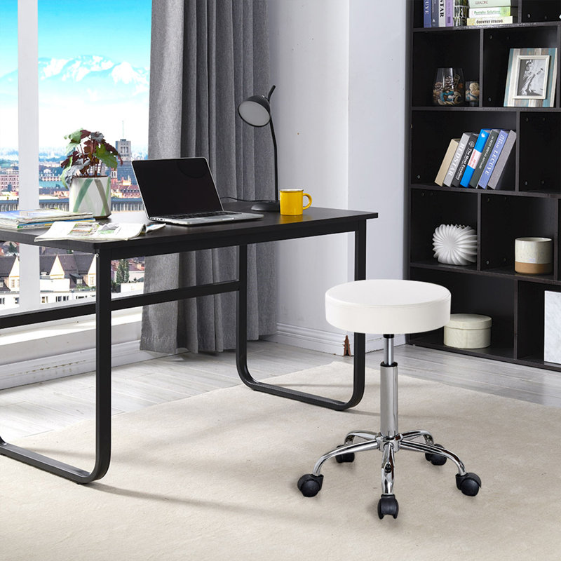 Tabouret de laboratoire Raynette, Blanc