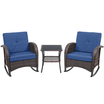 Chaise berçante d'extérieur Latiffa