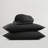 Cotton 144TC Black Breathable 100% Cotton 3-Piece Twin XL Sheet Set-103544687-108513207