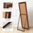 Brown Full-length Mirror, 65x22 Inch Wood Frame Full-length Mirror, Freestanding Mirror For Bedroom, Dressing Room, Living Room-458891394-458891393