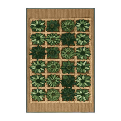 Tapis vert lavable à la machine