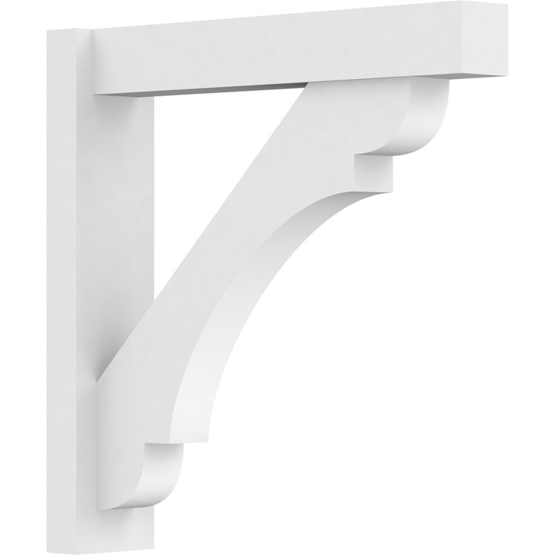 Perspectives en PVC de qualité architecturale avec extrémités blocs, L 5 po, H 24 po x P 24 po