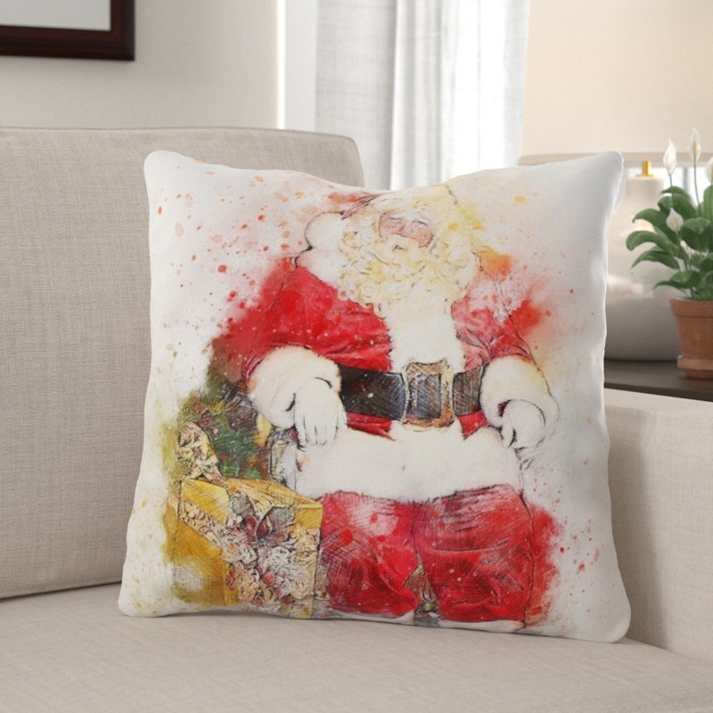 Coussin de noël Ostby, Microsuède, Intérieur