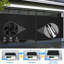 Moustiquaire magnétique de porte de garage de 18 x 8 pi pour garage double