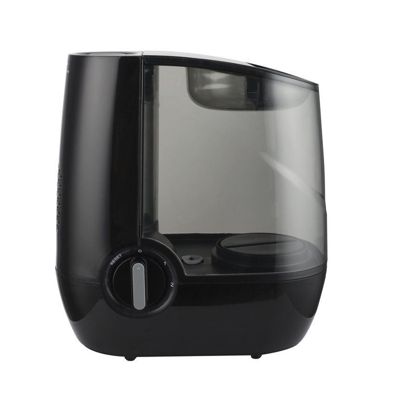 1 gallon Humidificateur de table Warm Mist Stream, Noir