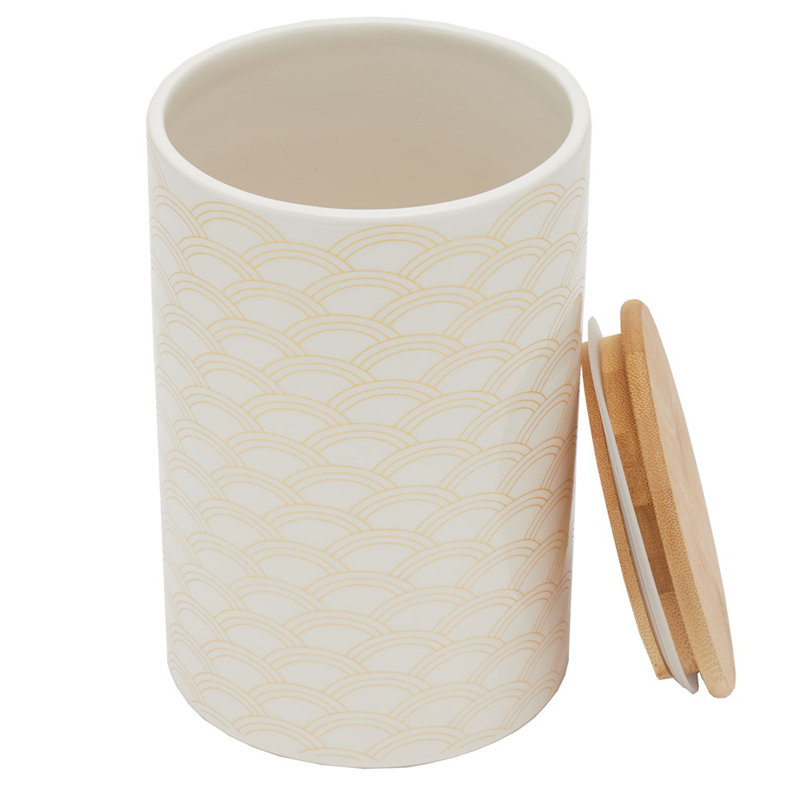 Pot de cuisine en céramique, H 7,75 po x l 5 po x P 5 po