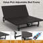 Base de lit réglable Base de lit pour grand lit avec télécommande sans fil inclinée tête et pied 4 ports USB, veilleuses sous le lit, moteur noir sans gravité-960489721