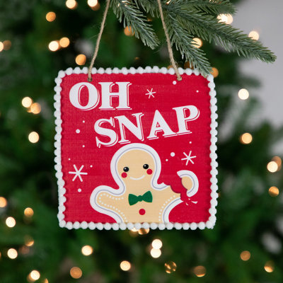 6.25'' Wood Holiday Shaped Ornament