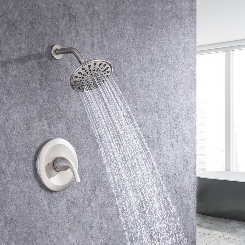 All-In-One Kit with Rough in-Valve, Brushed Nickel