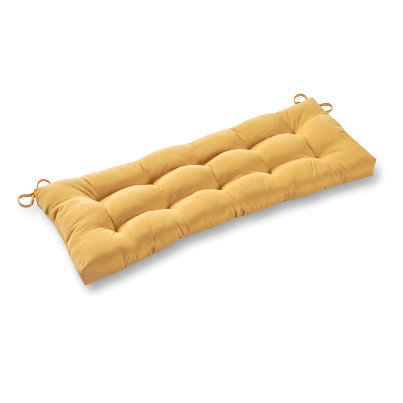 Royzell Sunbrella Outdoor Swing/Bench Cushion, Canvas Wheat Sunbrella® Canvas