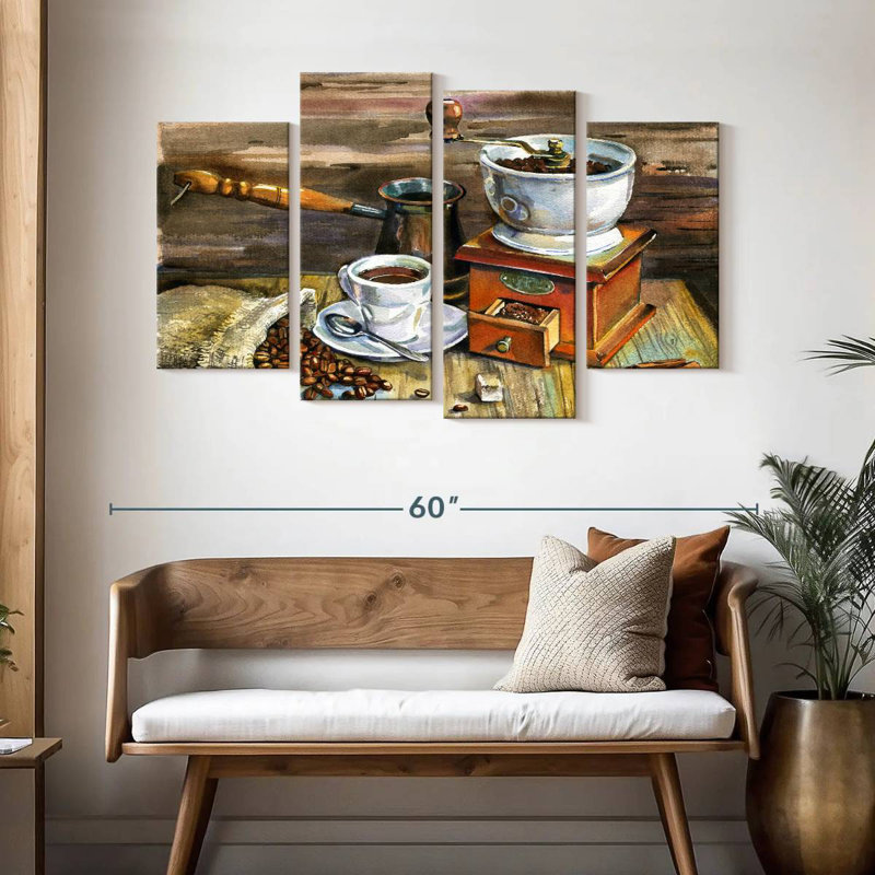Café moulu Yarlin, H 32 po x l 52 po