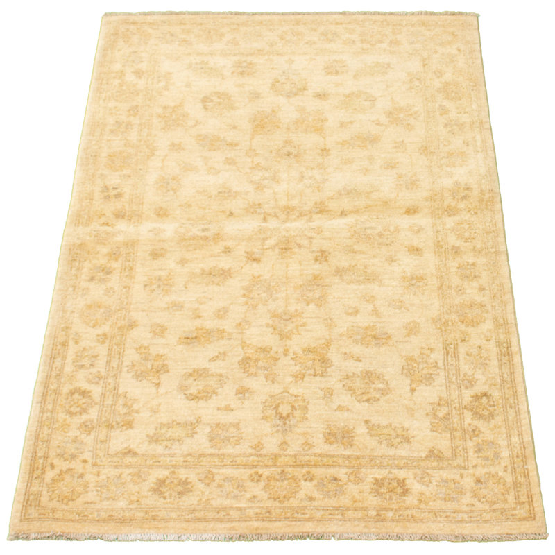 Tapis de zone en laine 4 pi 2 po x 6 pi 3 po à la main one-of-kind-noué la 2010 chobi Aekerly