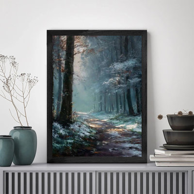 Art mural noir encadré pour le salon et la chambre à coucher, photo encadrée en bois massif pour la décoration murale
