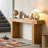 63" Solid Wood Console Table
