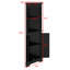 Grande armoire d'angle avec portes-210488004